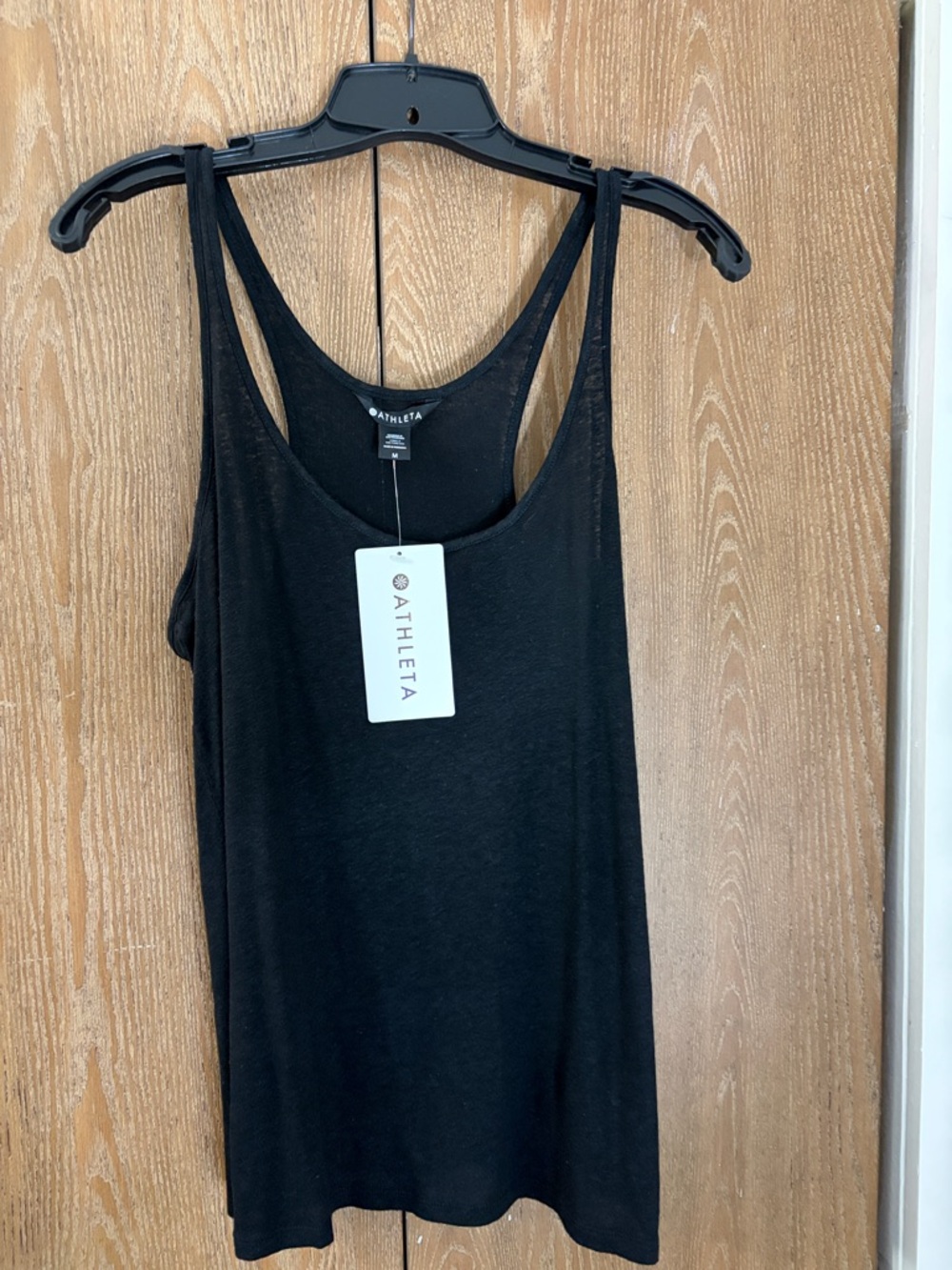 NWT Athleta Gateway Tank Black Scoop Neck Tank